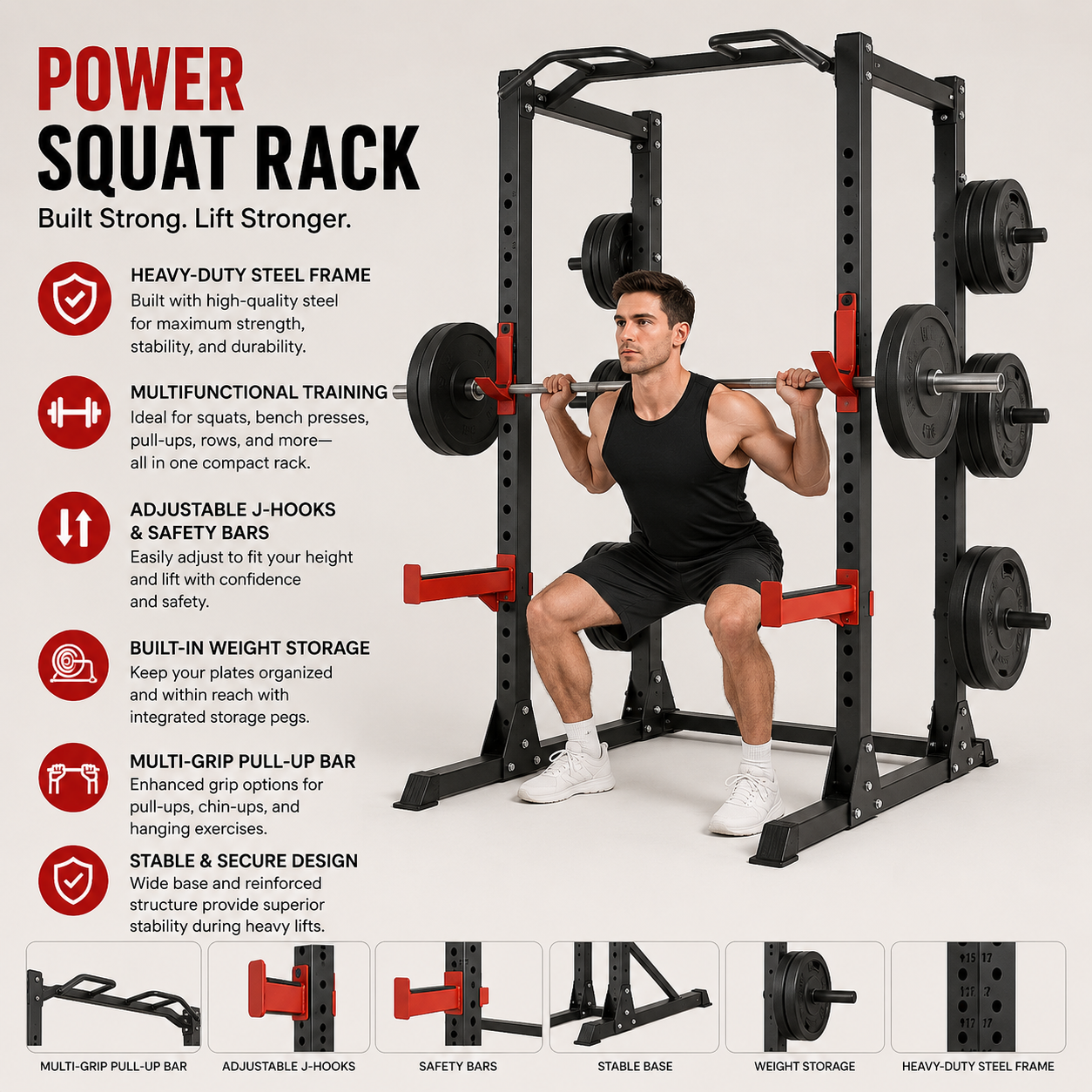 18 Power Squat Rack - Image 1